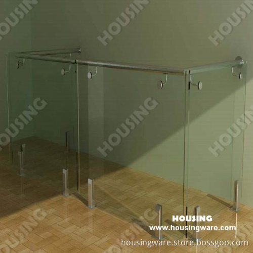 Economical Country House Frameless Glass Railings